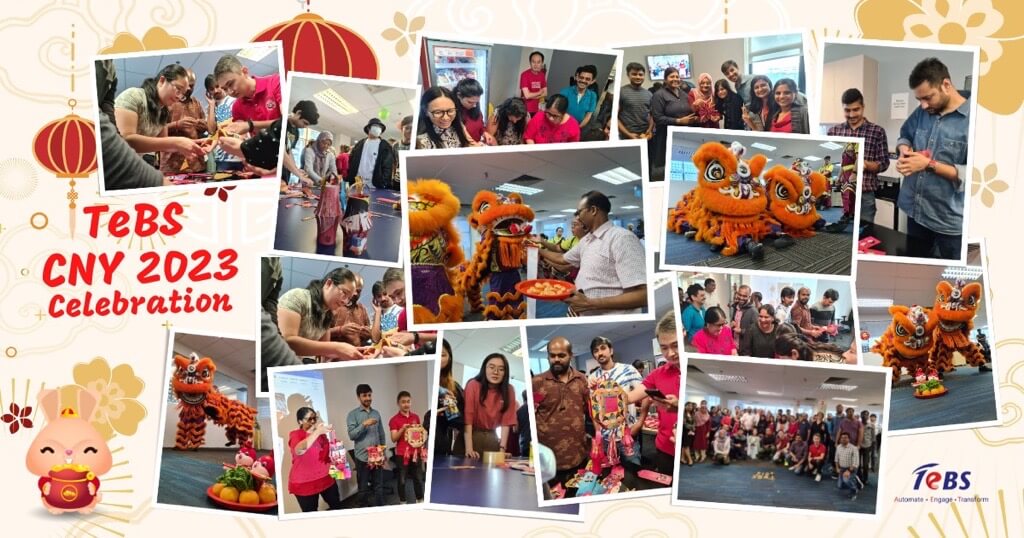 Beginning the Lunar New year with a celebration at our Singapore office!