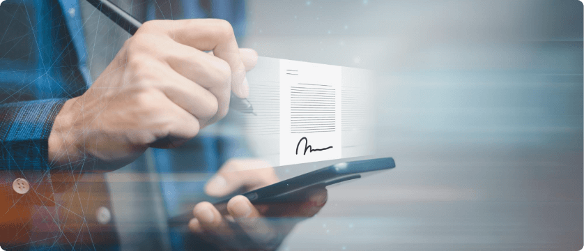 Digital Document Online Electronic Signature Document Management Paperless